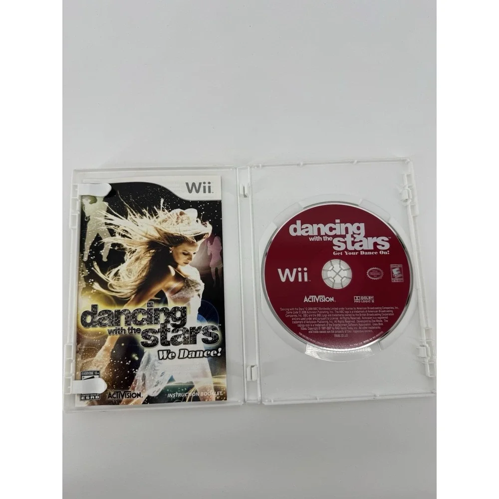Dancing With‎ The Stars We Dance Nintendo Wii Activision With Manual CIB